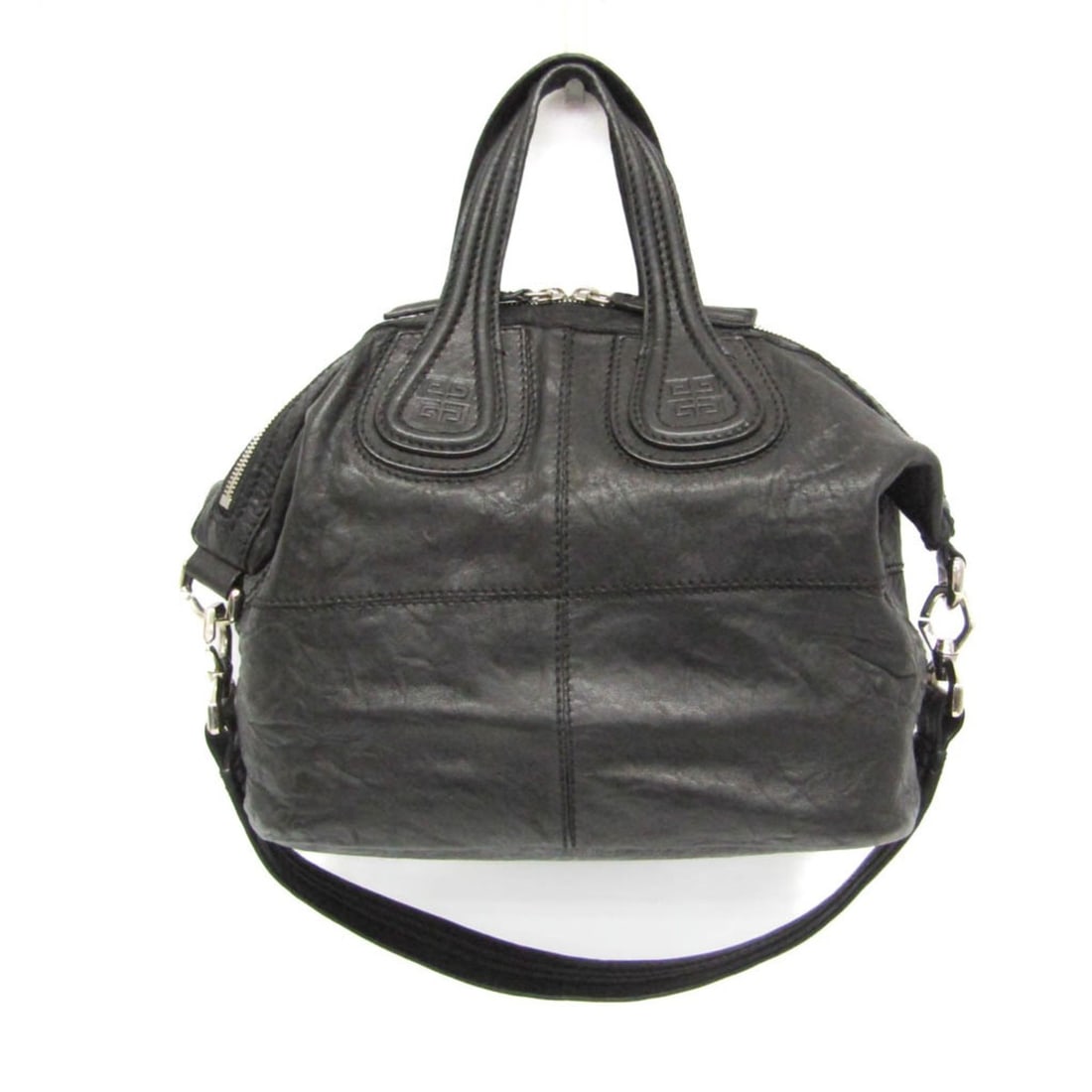 Givenchy Nightingale Small Women's Leather Handbag,Shoulder Bag Black: --- Catalog ---Category: SizeSize (HxWxD): 25.5cm x 30cm x 14cm / 10.03'' x 11.81'' x 5.51''Strap Length: 57.5cm / 22.63''Handle Length: 28cm / 11.02''Category: DesignType: Handbag, Shoulder bagColor: