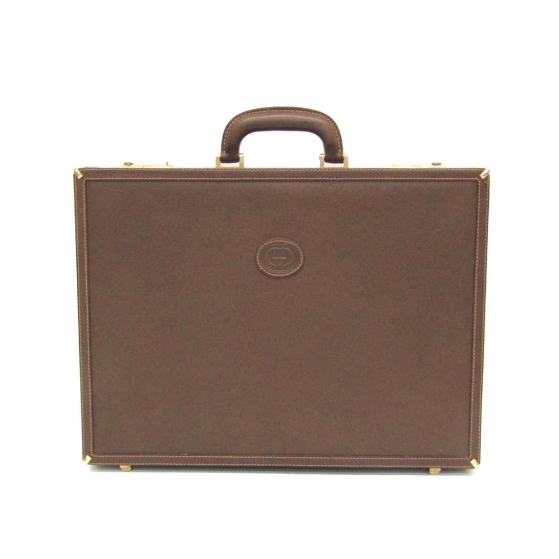 Gucci Interlocking G 016 20 0491 Men,Women Leather Attaché Case,Handbag Brown: --- Catalog ---Category: SizeHandle Drop: 4.00cm / 1.57''Size (HxWxD): 32cm x 43cm x 9.5cm / 12.59'' x 16.92'' x 3.74''Handle Length: 21cm / 8.26''Category: DesignType: Attaché case, HandbagColor: Br