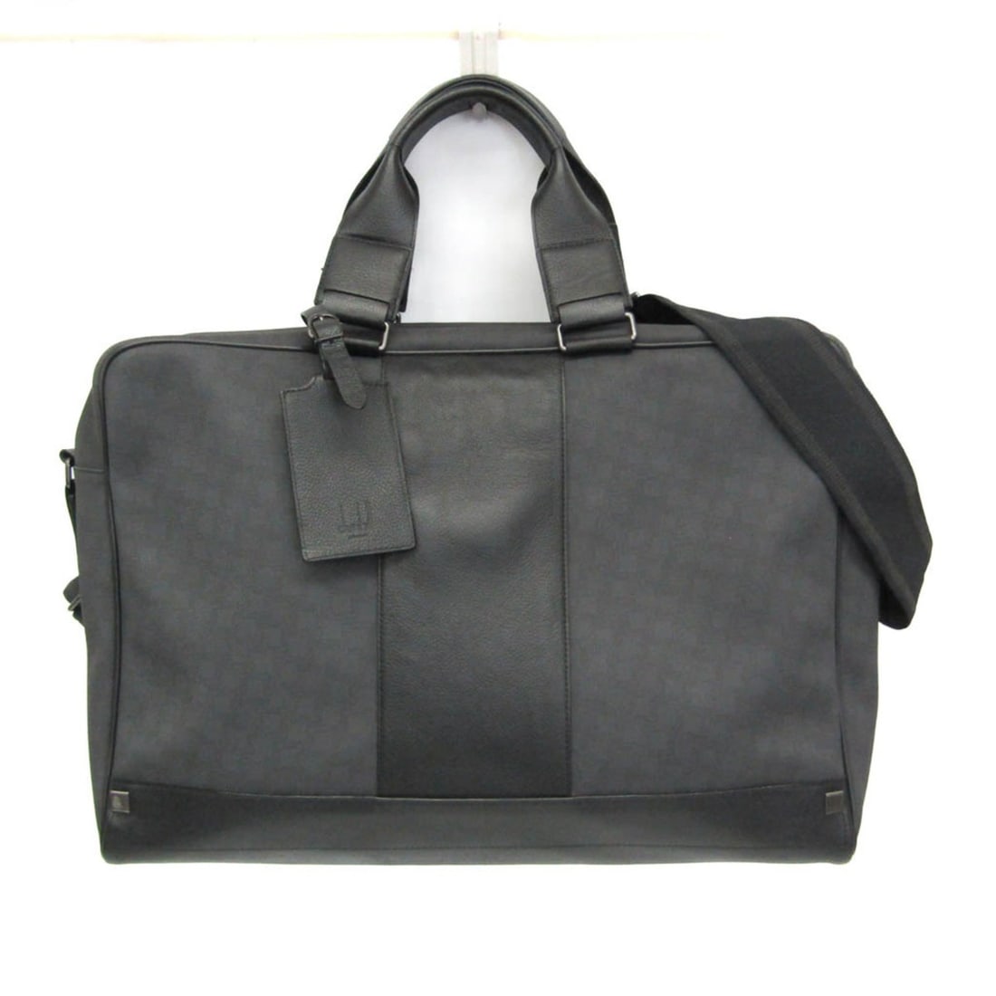 Dunhill Business Bag Men's Leather,PVC Briefcase,Document Case Black,Dark Gray: --- Catalog ---Category: SizeHandle Drop: 15.00cm / 5.91''Size (HxWxD): 31cm x 44.5cm x 17cm / 12.2'' x 17.51'' x 6.69''Strap Length: 90cm - 150cm / 35.43'' - 59.05''Handle Length: 40cm / 15.74''Categ