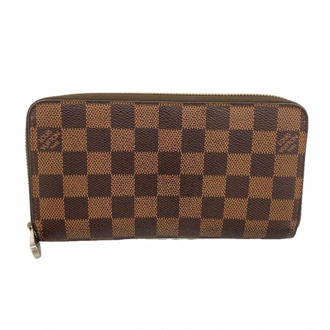 Louis Vuitton Damier Zippy Wallet N60015 Ebene Long for Men and Women (1 of 11)