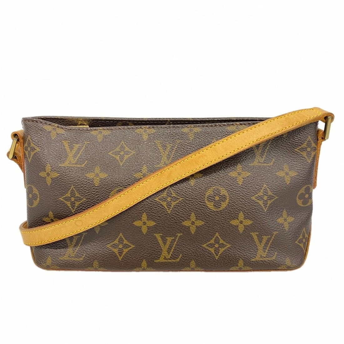 Louis Vuitton Monogram Trotteur Shoulder Bag M51240 Brown Women's: --- Catalog ---Category: SizeSize (HxWxD): 12.5cm x 23cm x 7cm / 4.92'' x 9.05'' x 2.75''Category: DesignType: Shoulder bagColor: BrownGender: WomenCategory: GeneralMPN: M51240Brand: Louis Vuitton---