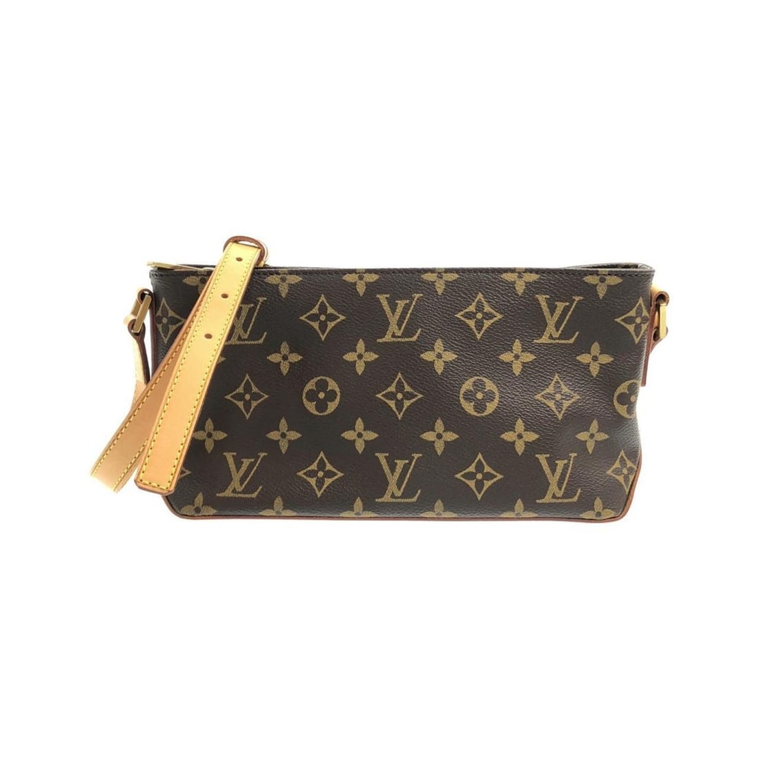 Louis Vuitton Monogram Trotteur M51240 Shoulder Bag: --- Catalog ---Category: SizeSize (HxWxD): 12.5cm x 24cm x 7cm / 4.92'' x 9.44'' x 2.75''Category: DesignType: Shoulder bagColor: MarronGender: WomenMaterial: Coated canvas Hardware Color: