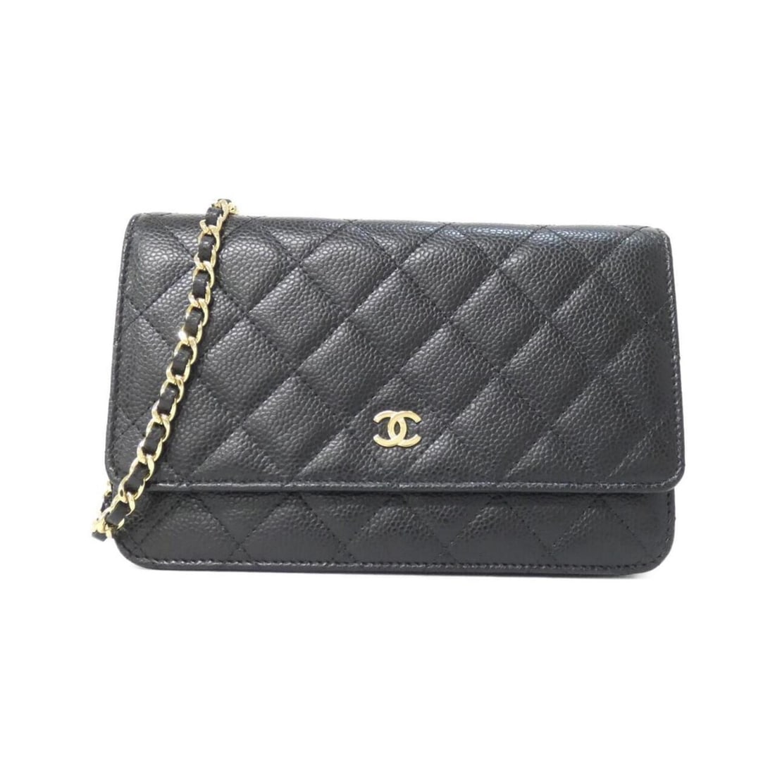 Chanel Timeless Classic Line 33814 Wallet Chain: --- Catalog ---Category: SizeSize (HxWxD): 12cm x 19cm x 4cm / 4.72'' x 7.48'' x 1.57''Category: DesignType: Chain/Shoulder walletColor: Black, BordeauxGender: WomenMaterial: Grained Calfskin