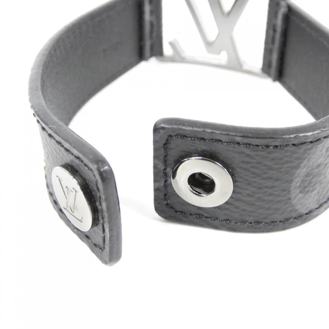 Louis Vuitton Monogram Eclipse Bracelet Hockenheim M6295D - 4