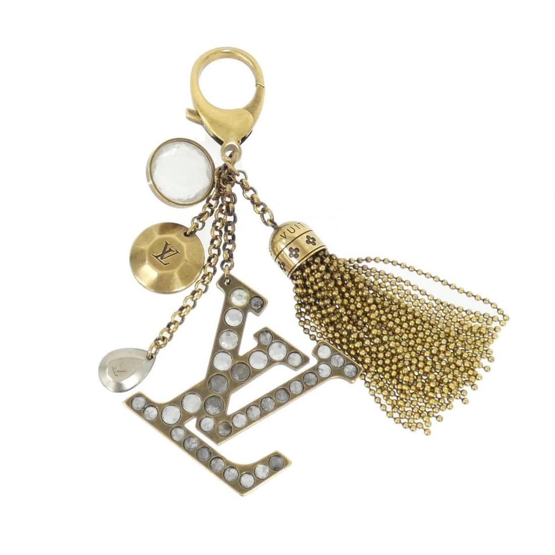 Louis Vuitton Bijou Sac Caprice M65724 Keyring: --- Catalog ---Category: DesignType: KeyringColor: GoldGender: WomenCategory: GeneralMPN: M65724Brand: Louis Vuitton--- Item List ---Section: ConditionRanking: Rank A Used - A few traces of usage,