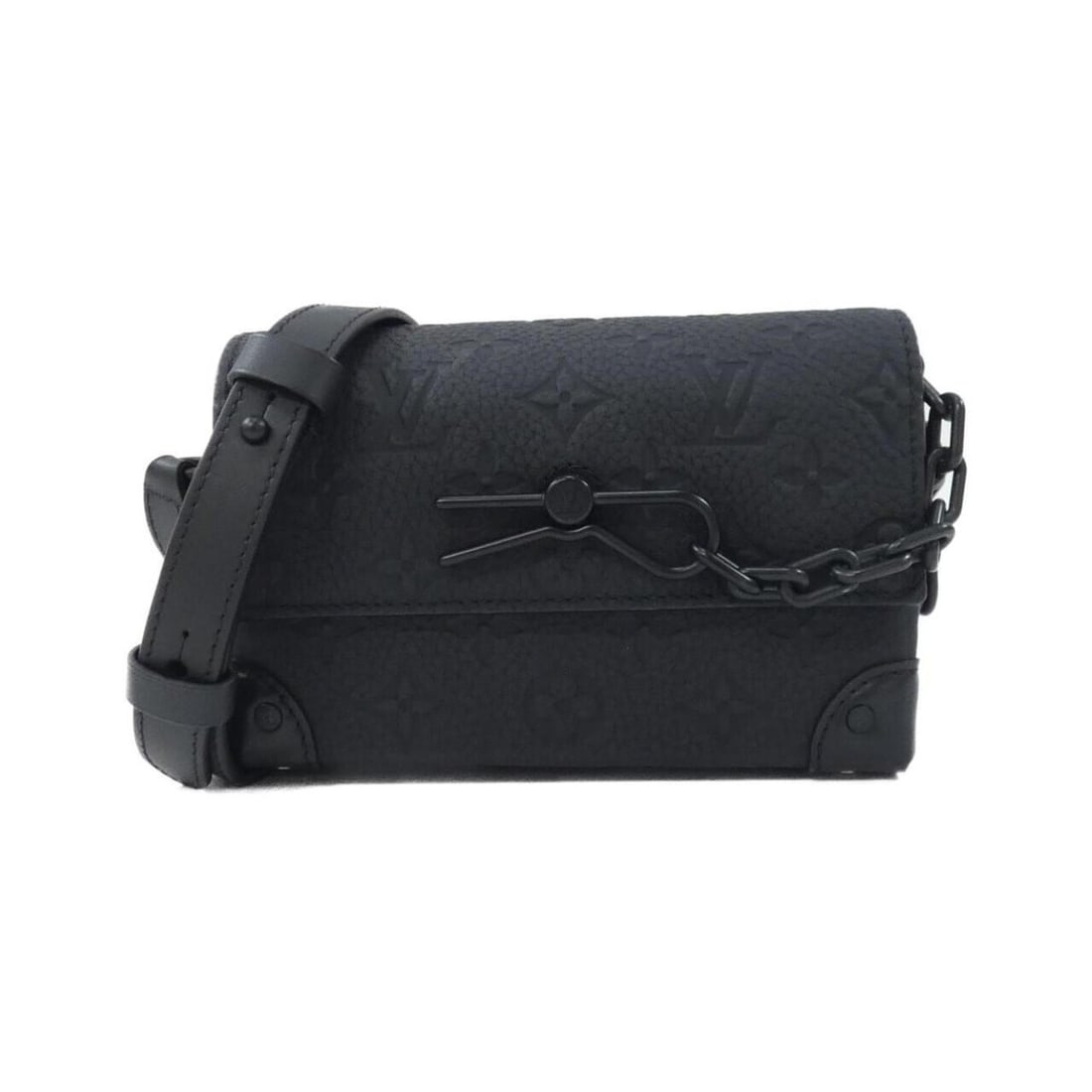 Louis Vuitton Taurillon Monogram Steamer Wearable Wallet M81746 Shoulder Bag: --- Catalog ---Category: SizeSize (HxWxD): 11cm x 18cm x 6cm / 4.33'' x 7.08'' x 2.36''Category: DesignType: Shoulder bagColor: BlackGender: MenMaterial: Leather Hardware Color: SilverLeather/Fur