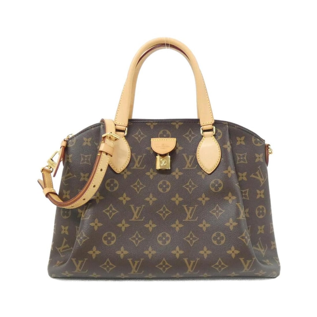 Louis Vuitton Monogram Rivoli MM M44546 Handbag: --- Catalog ---Category: SizeWeight: 900g / 1.98lb.Size (HxWxD): 26cm x 36cm x 11cm / 10.23'' x 14.17'' x 4.33''Strap Length: 103cm - 118cm / 40.55'' - 46.45''Handle Length: 32cm / 12.59''Category: