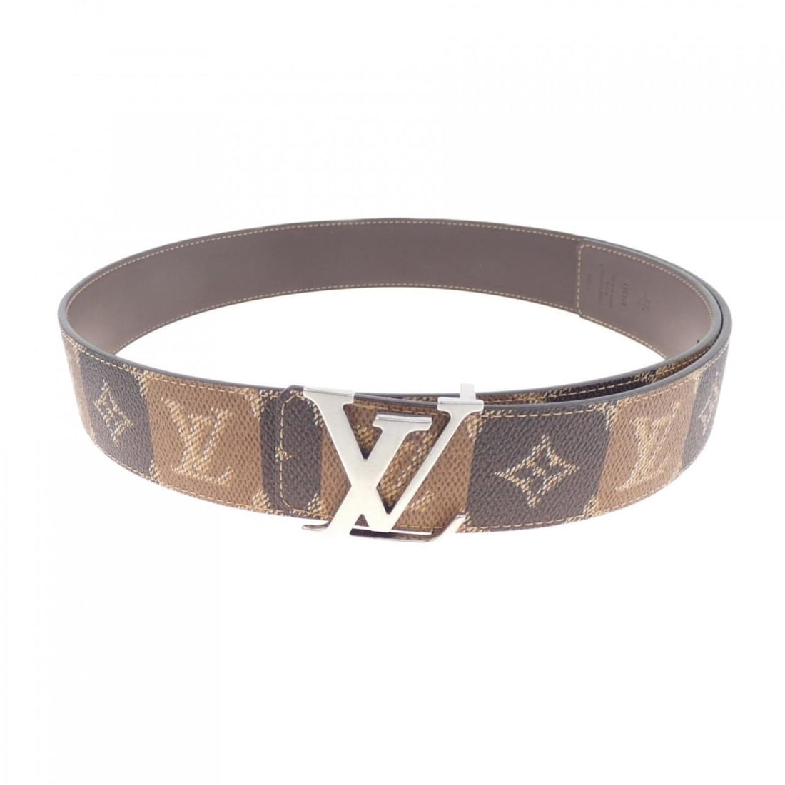 Louis Vuitton LV Initials College Monogram Herriage 40mm Reversible Belt M4381: --- Catalog ---Category: SizeWidth: 4cm / 1.57''Length: 84cm - 94cm / 33.07'' - 37''Category: DesignType: Standard beltColor: BrownGender: MenReversible: YesCategory: GeneralLine: MonogramBrand: