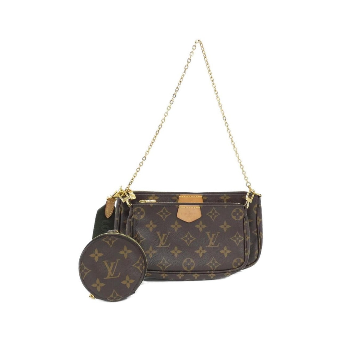 Louis Vuitton Monogram Multi Pochette Accessoires M44813 Shoulder Bag: --- Catalog ---Category: SizeWeight: 430g / 15.16oz.Size (HxWxD): 14cm x 24cm x 4cm / 5.51'' x 9.44'' x 1.57''Strap Length: 115cm / 45.27''Handle Length: 53cm / 20.86''Category: DesignType: Pochette,