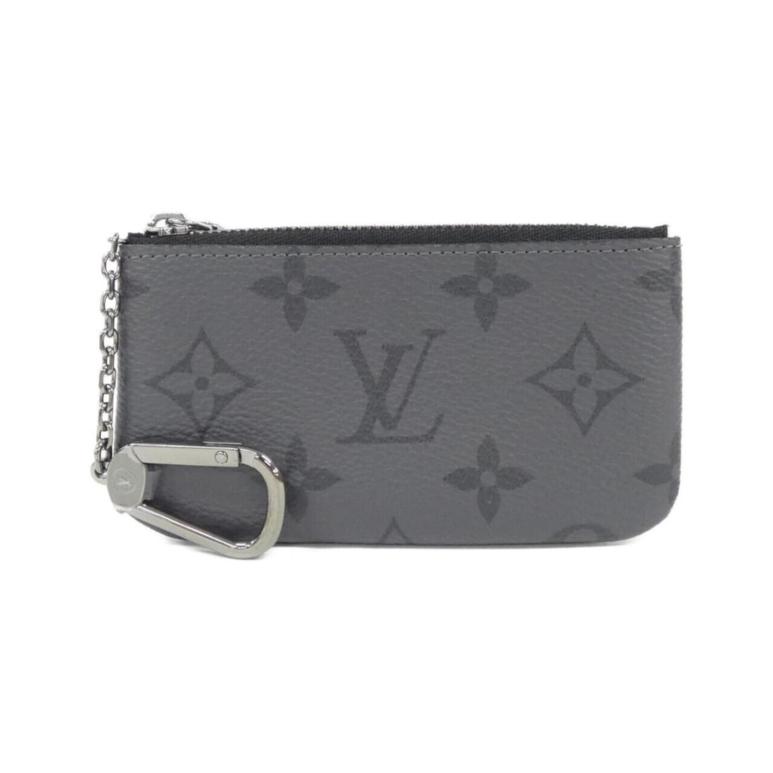 Louis Vuitton Monogram Eclipse Reverse Card Key Case Pochette Clé M80905 Coin &: --- Catalog ---Category: SizeSize (HxWxD): 7cm x 12cm x 1cm / 2.75'' x 4.72'' x 0.39''Category: DesignType: Coin purse/coin caseColor: Black, GrisGender: MenMaterial: Coated canvas Category: