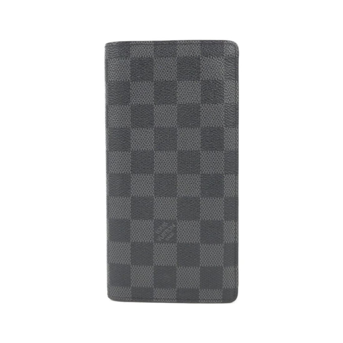Louis Vuitton Damier Graphite Portefeuille Brazza N62665 Wallet: --- Catalog ---Category: SizeSize (HxWxD): 19cm x 10cm x 2cm / 7.48'' x 3.93'' x 0.78''Category: DesignType: Long wallet (bi-fold)Color: GraphiteGender: MenMaterial: Coated canvas Category: