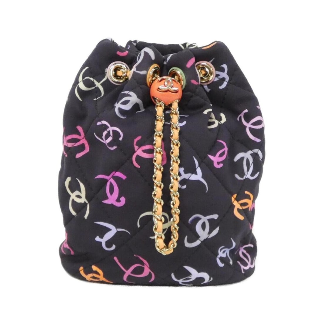 Chanel AS4810 Backpack: --- Catalog ---Category: SizeWeight: 490g / 1.08lb.Size (HxWxD): 22cm x 17cm x 8cm / 8.66'' x 6.69'' x 3.14''Strap Length: 75cm / 29.52''Category: DesignType: BackpackColor: Black, Multi-colorGender: