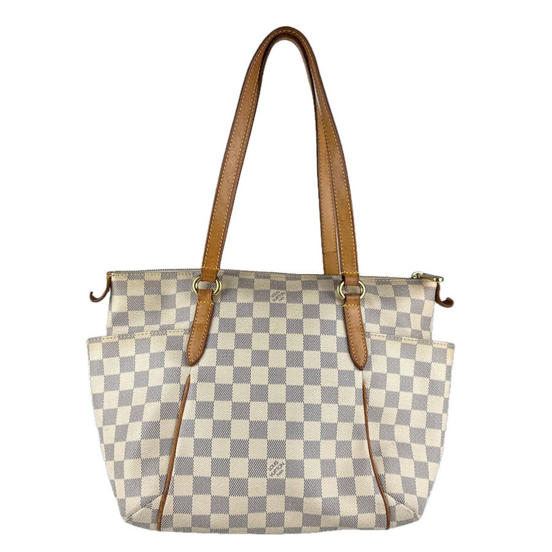 Louis Vuitton Damier Azur Totally PM Shoulder Bag in Canvas, Women's, N51261, Free Shipping, z8939: --- Catalog ---Category: SizeSize (HxWxD): 25cm x 28cm x 12cm / 9.84'' x 11.02'' x 4.72''Category: DesignType: Shoulder bagColor: AzurGender: WomenMaterial: Damier Azur Category: GeneralMPN: N51261Bra