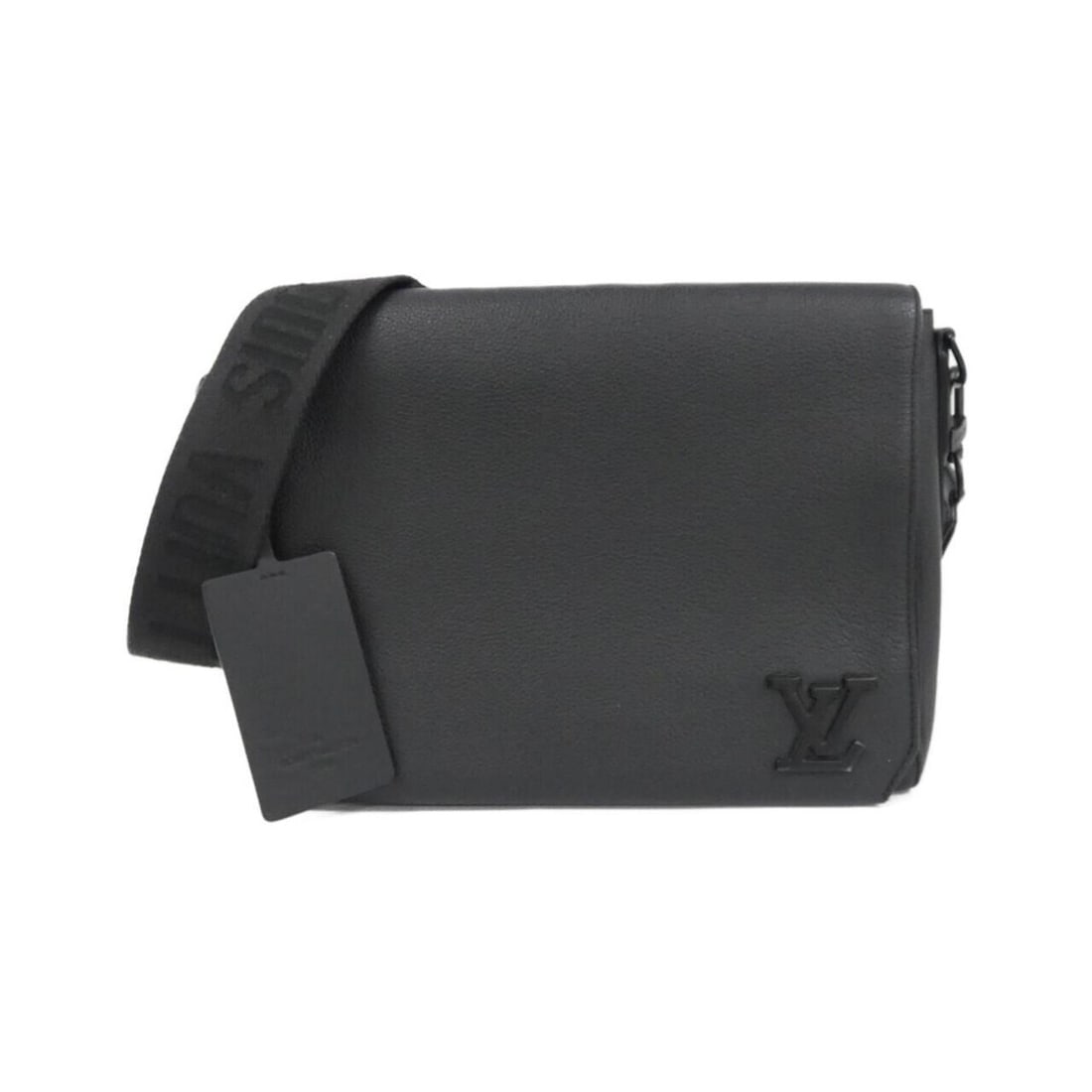 Louis Vuitton LV Aerogram Takeoff Messenger M57080 Shoulder Bag: --- Catalog ---Category: SizeSize (HxWxD): 24cm x 28cm x 10cm / 9.44'' x 11.02'' x 3.93''Category: DesignType: Shoulder bagColor: BlackGender: MenMaterial: Leather Leather/Fur Type: Calf