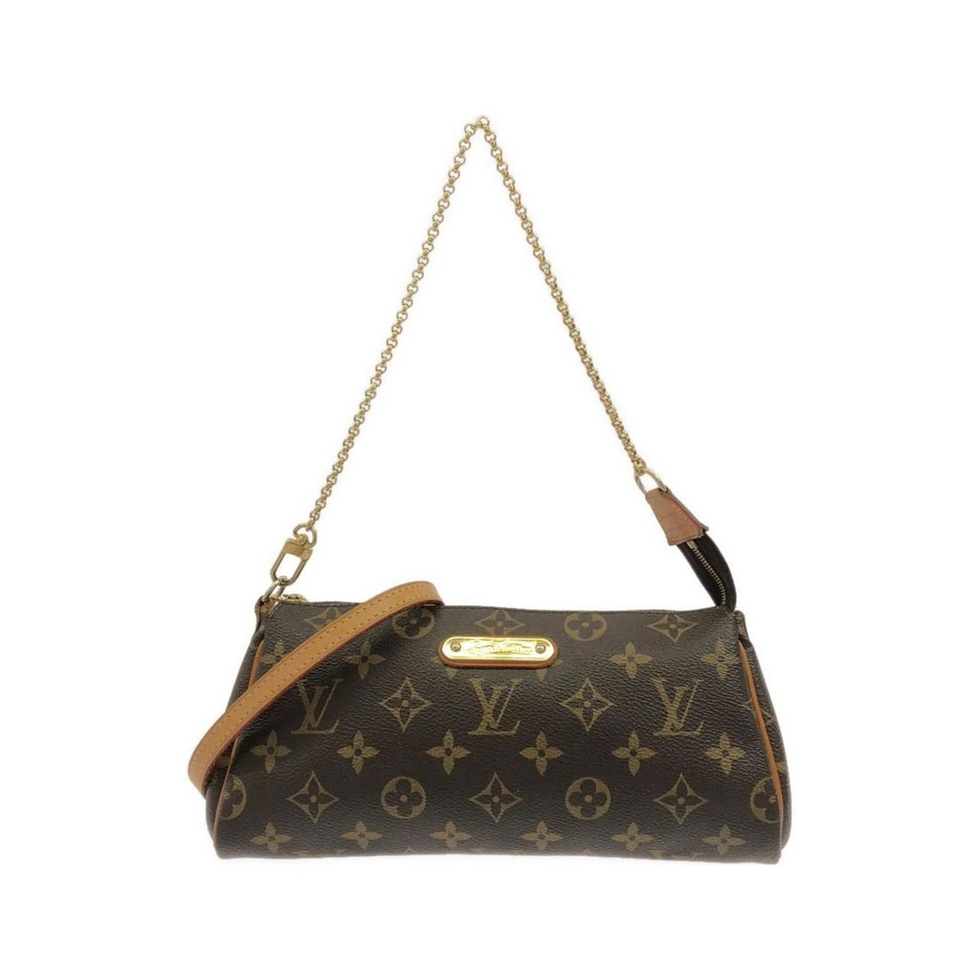 Louis Vuitton Monogram Eva M95567 Shoulder Bag: --- Catalog ---Category: SizeSize (HxWxD): 12.5cm x 25.5cm x 4cm / 4.92'' x 10.03'' x 1.57''Category: DesignType: Shoulder bagColor: MarronGender: WomenMaterial: Coated canvas Hardware Color:
