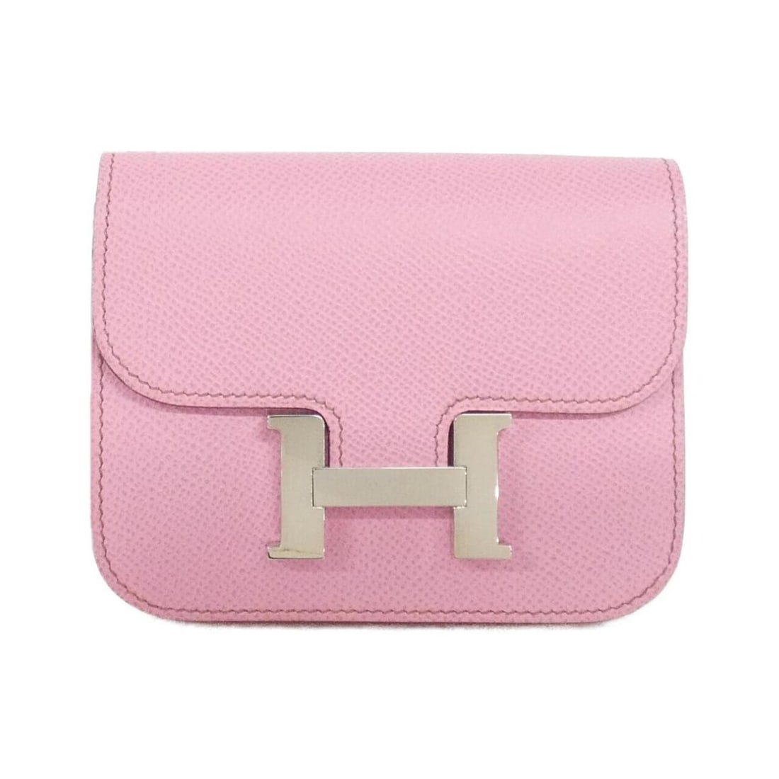 Hermes Constance Slim 082060CK Wallet: --- Catalog ---Category: SizeSize (HxWxD): 10cm x 12cm x 2cm / 3.93'' x 4.72'' x 0.78''Category: DesignType: Wallet (bi-fold)Color: PinkGender: WomenMaterial: Epsom leather Category: GeneralMPN: 08206