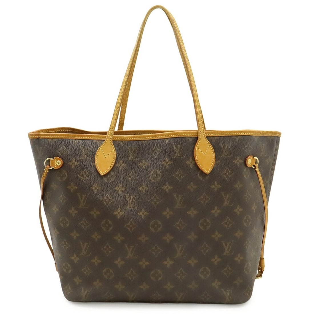 LOUIS VUITTON Monogram Neverfull MM Tote Bag Shoulder M40156 (1 of 10)