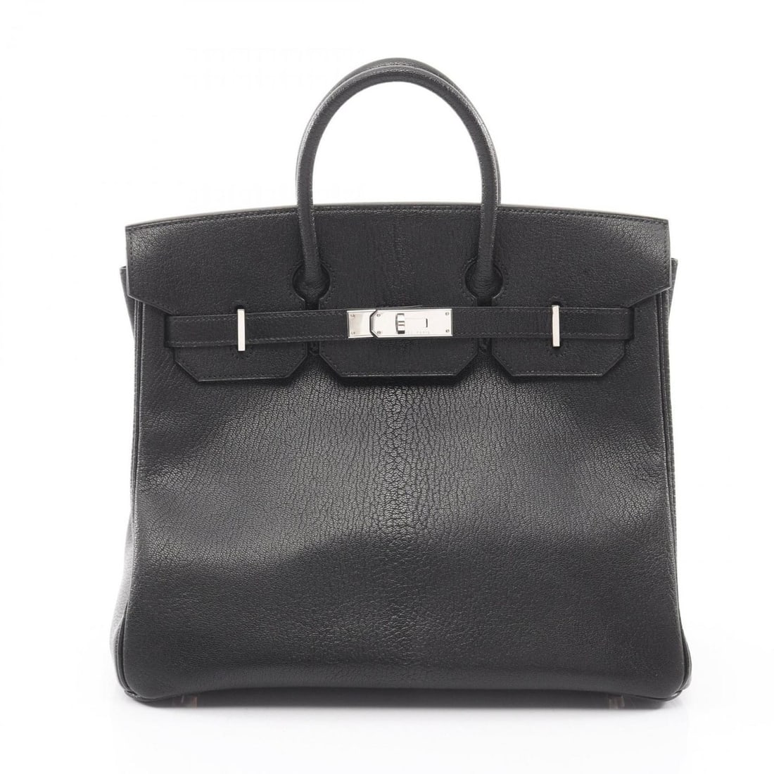 Hermes HERMES Haut à Courroies 32 Handbag, Leather, Chevre Women's, Black: --- Catalog ---Category: SizeSize (HxWxD): 29cm x 32cm x 16cm / 11.41'' x 12.59'' x 6.29''Category: DesignType: HandbagColor: BlackGender: WomenMaterial: Chevre leather , Leather Category: