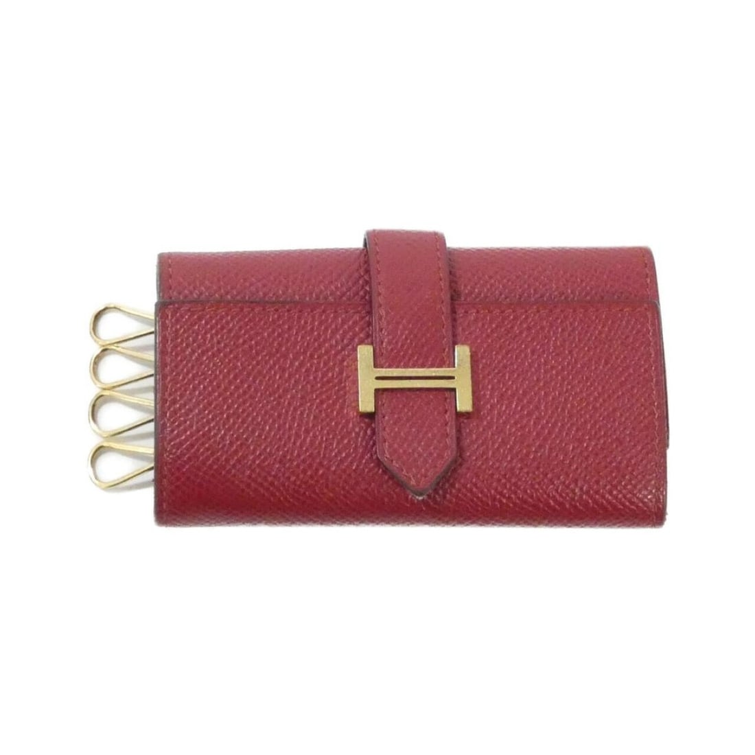 Hermes Bearn 047744CP Key Case: --- Catalog ---Category: DesignType: KeycaseColor: Rouge GrenatGender: Men,WomenMaterial: Epsom leather Category: GeneralMPN: 047744CPBrand: HermesCategory: Physical PropertiesSize (HxWxD): 6cm x