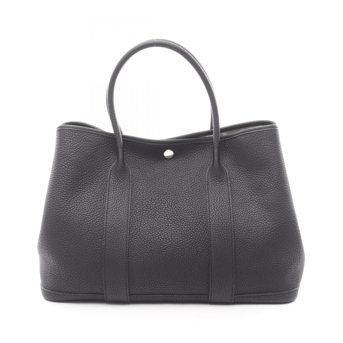 Hermes Garden Party PM Tote Bag Handbag Leather Negonda Women's Black: --- Catalog ---Category: SizeSize (HxWxD): 25cm x 36cm x 17cm / 9.84'' x 14.17'' x 6.69''Category: DesignType: Handbag, Tote bagColor: BlackGender: WomenMaterial: Negonda leather , Leather Hardware Co