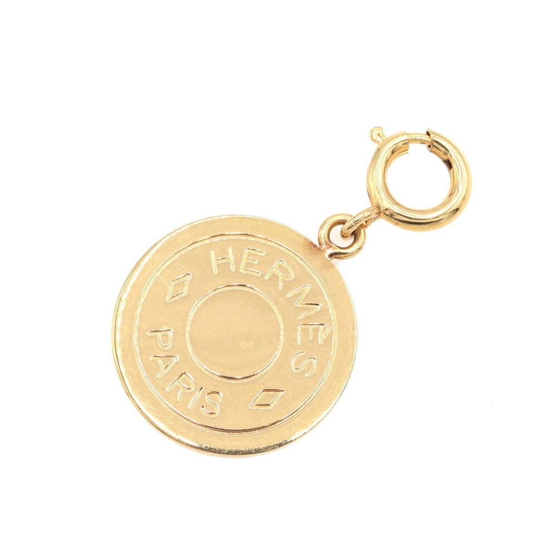 Hermes Pendant Top, Sellier Charm, Gold Metal Head, Necklace, Women's HERMES: --- Catalog ---Category: SizePendant Size: 35mm / 1.37''Category: DesignColor: GoldGender: WomenMaterial: MetalNecklace Type: PendantCategory: GeneralBrand: Hermes--- Item List ---Section: ConditionRa