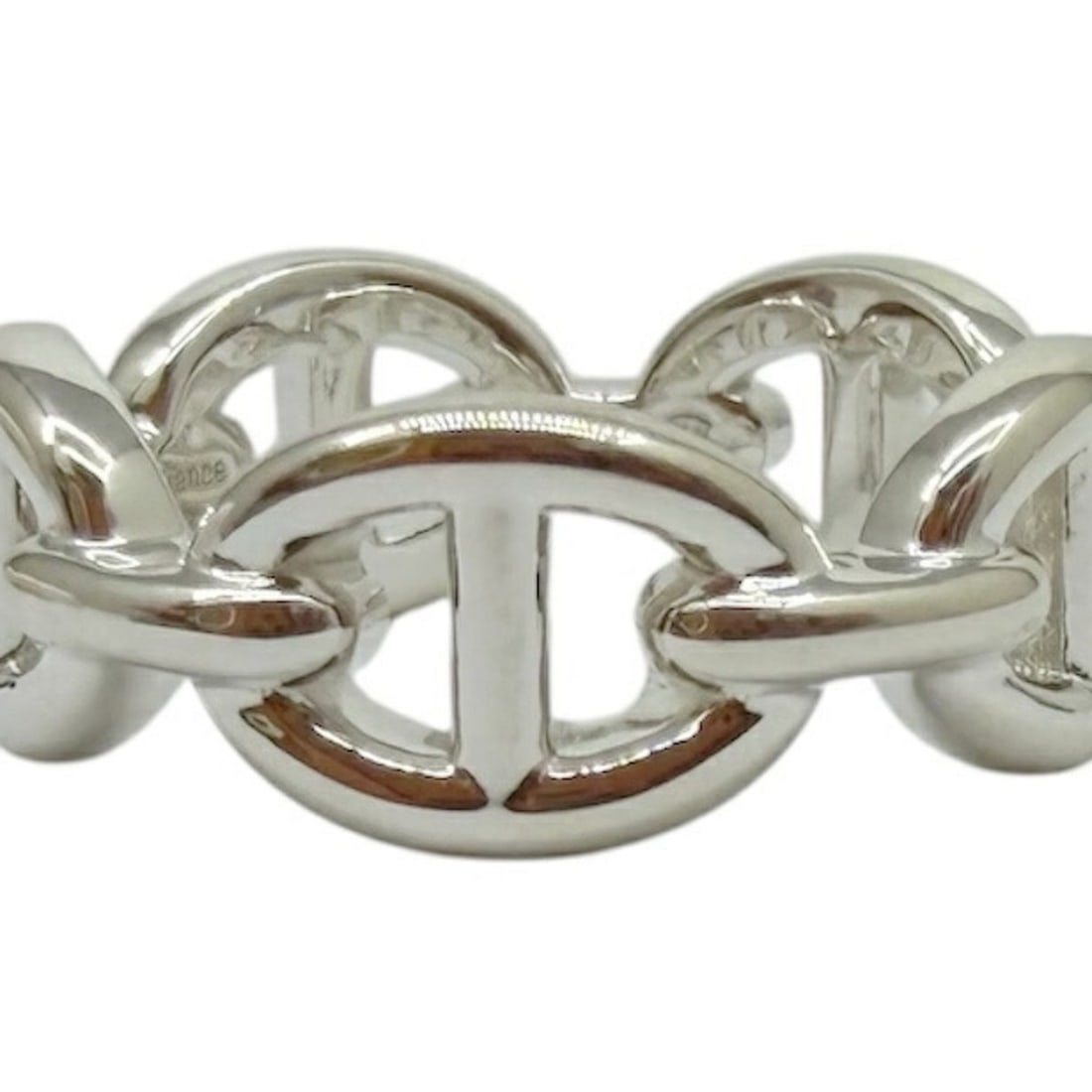 HERMES Hermes Enchainé PM Ring Ag925 #51 Chaine d'Ancre SV925 Men's Women's: --- Catalog ---Category: SizeUS Size: 6Brand Size: 51Category: DesignType: Band ringGender: Men,WomenMaterial: Silver 925Category: GeneralBrand: Hermes--- Item List ---Section: ConditionRanking: Rank