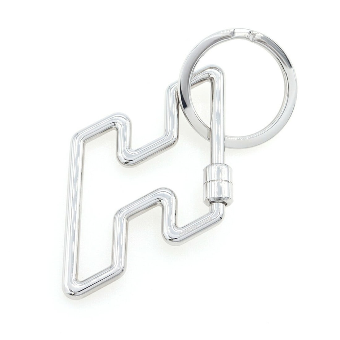 Hermes Keyring H To Speed H077245 Silver Metal Keychain Men's Women's HERMES: --- Catalog ---Category: SizeSize (HxWxD): 6.4cm x 4cm / 2.51'' x 1.57''Category: DesignType: KeyringColor: SilverGender: Men,WomenMaterial: MetalCategory: GeneralMPN: H077245Brand: Hermes--- Item Lis