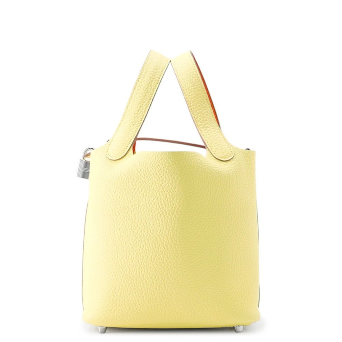 Hermes Picotin Lock PM Handbag, Eclat Limoncello Orange Mini An, Taurillon Clemence Swift Leather, B: --- Catalog ---Category: SizeSize (HxWxD): 18.5cm x 18cm x 13cm / 7.28'' x 7.08'' x 5.11''Category: DesignType: HandbagColor: OrangeGender: WomenMaterial: Taurillon clemence leather Category: GeneralB