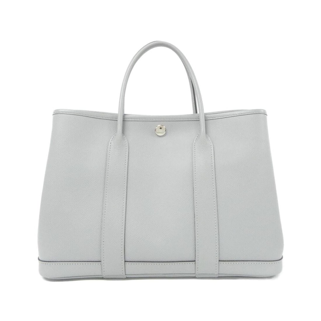 Hermes Garden Party 30cm 069574CK Handbag: --- Catalog ---Category: SizeSize (HxWxD): 21cm x 30cm x 14cm / 8.26'' x 11.81'' x 5.51''Category: DesignType: HandbagColor: BlueGender: WomenMaterial: Epsom leather Category: GeneralMPN: