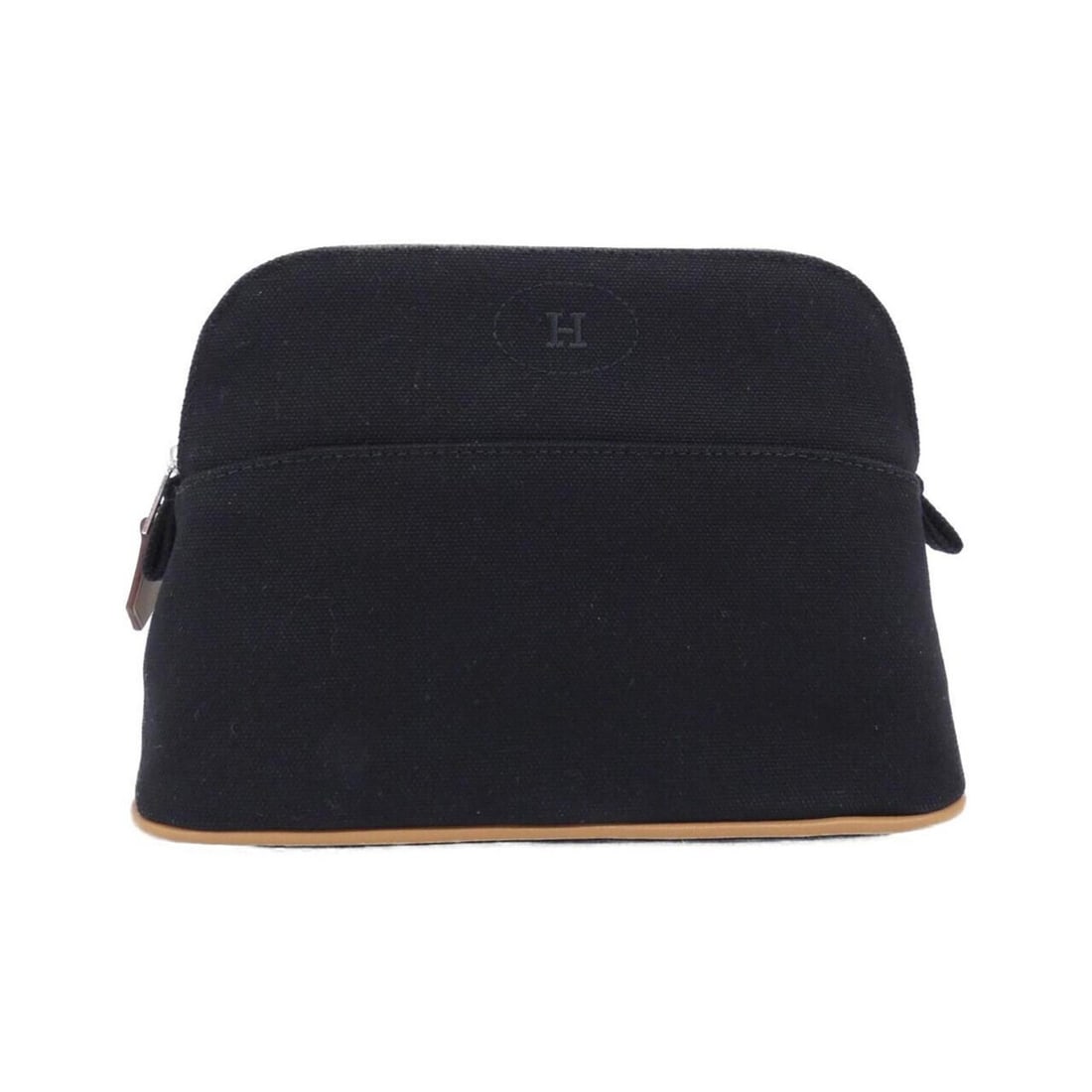 Hermes Bolide Mini 103773M Handbag Pouch: --- Catalog ---Category: SizeSize (HxWxD): 14cm x 20cm x 6cm / 5.51'' x 7.87'' x 2.36''Category: DesignType: HandbagColor: BlackGender: WomenMaterial: Canvas Hardware Color: SilverCategory: