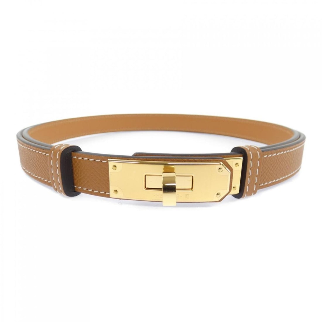 Hermes Kelly 18mm Belt: --- Catalog ---Category: SizeLength: 56cm - 103cm / 22.04'' - 40.55''Category: DesignType: Standard beltColor: BrownGender: WomenCategory: GeneralBrand: Hermes--- Item List ---Section: ConditionRankin