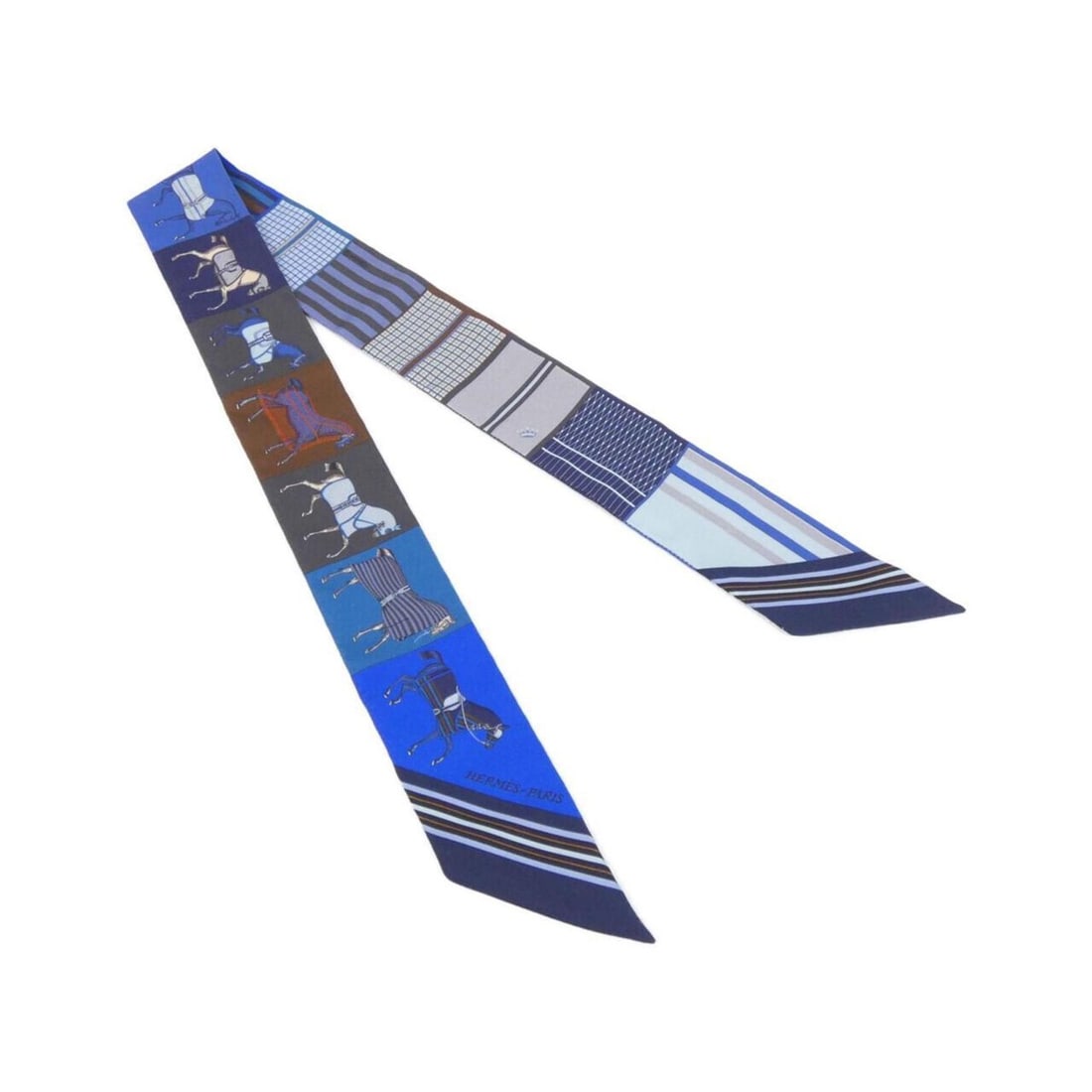 Hermes COUVERTURES NOUVELLES VICHY Twilly 063211S Scarf Muffler: --- Catalog ---Category: SizeSize (LxW): 86cm x 5cm / 33.85'' x 1.96''Category: DesignType: ScarfGender: WomenMaterial: Silk Category: GeneralLine: TwillyBrand: Hermes--- Item List ---Section: Conditi