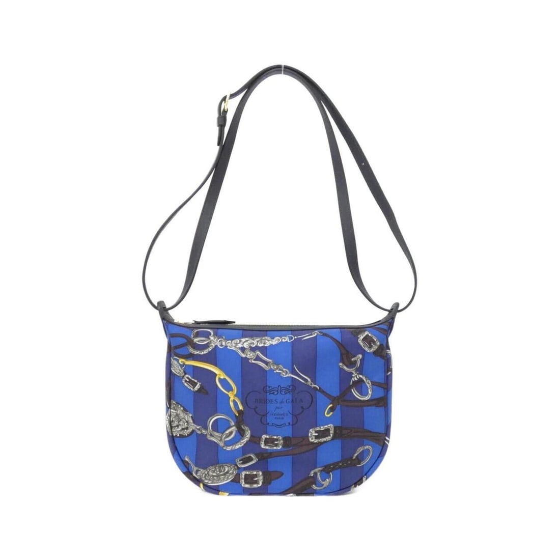 Hermes BRIDES DE GALA BAYADERE Sursoy To Go 086361CC Handbag Pouch: --- Catalog ---Category: SizeSize (HxWxD): 17cm x 22.5cm x 3cm / 6.69'' x 8.85'' x 1.18''Category: DesignType: Handbag, PouchColor: Blue, EbeneGender: WomenMaterial: Silk , Swift leather Hardware