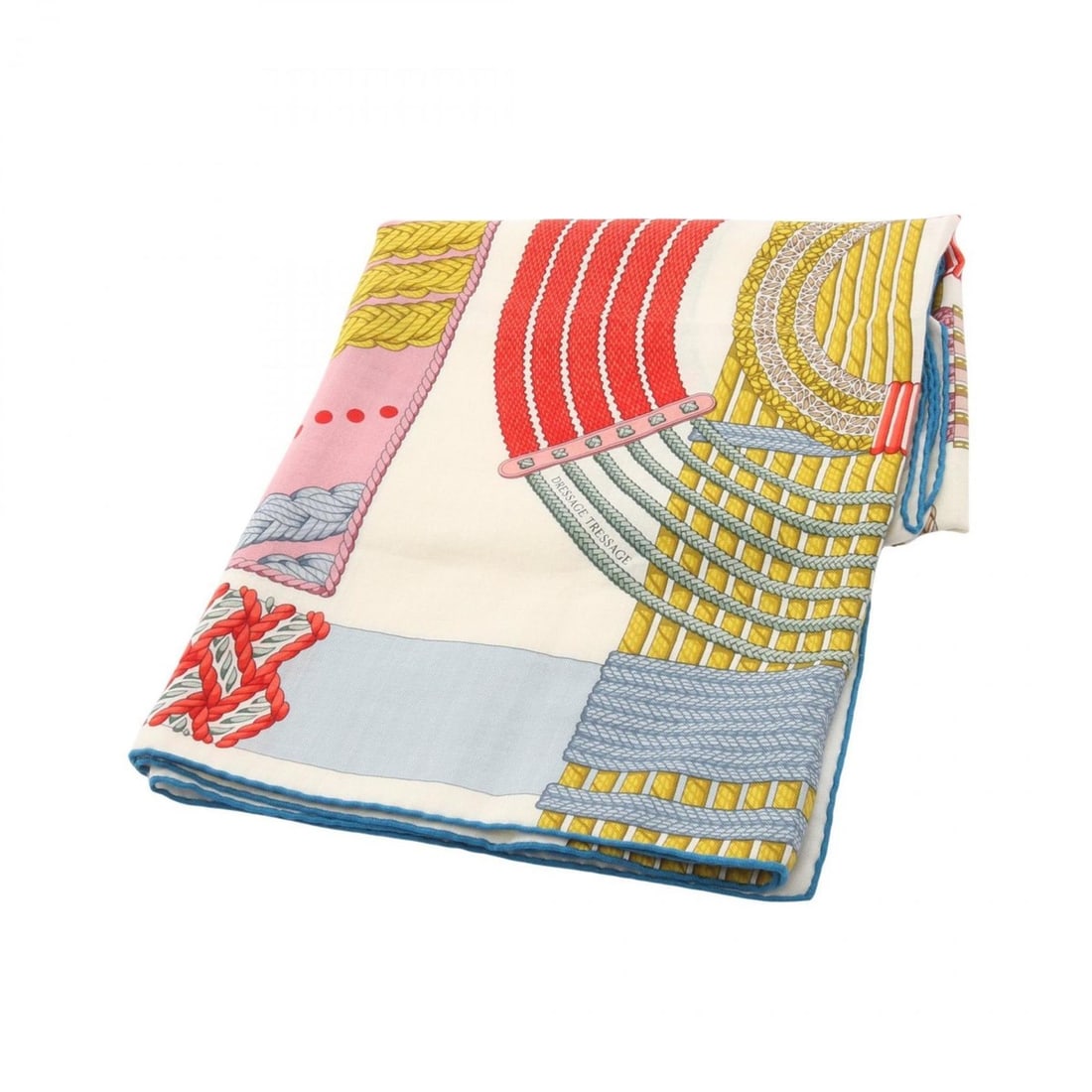 Hermes Carre Geant 140 DRESSAGE TRESSAGE Scarf Muffler Clothing Silk Cashmere Women's White: --- Catalog ---Category: SizeSize (LxW): 1.36m x 1.36m / 53.54'' x 53.54''Category: DesignType: ScarfColor: Multi-color, WhiteGender: WomenMaterial: Silk , Cashmere Category: GeneralBrand: Hermes---