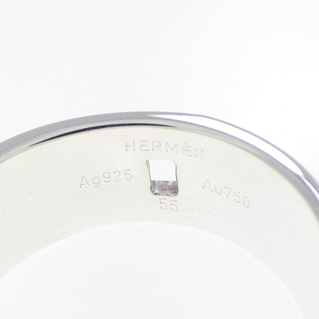 Hermes 925 750YG Ring - 4