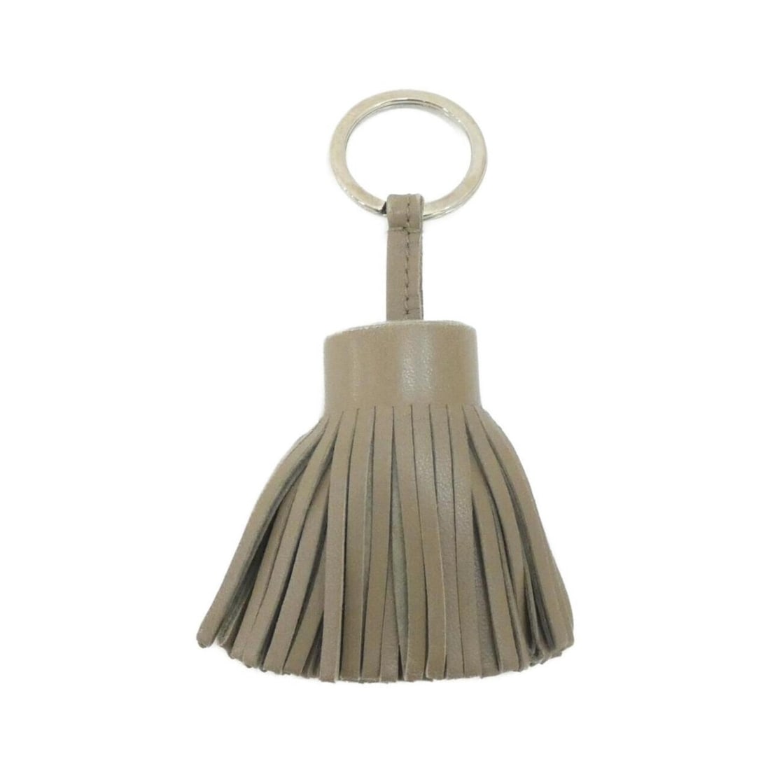 Hermes Carmen 077894CJ Keyring: --- Catalog ---Category: DesignType: KeyringColor: Etoupe grayGender: Men,WomenMaterial: Agneau MiloCategory: GeneralMPN: 077894CJBrand: Hermes--- Item List ---Section: ConditionRanking: Rank A Used -