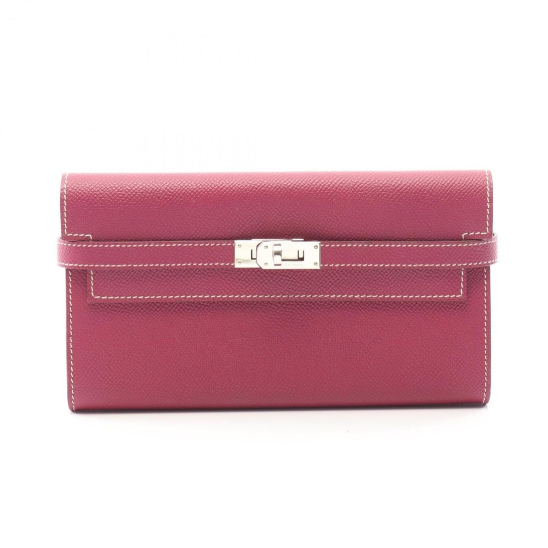Hermes Kelly Wallet Long Verso Bi-fold Wallet, Leather, Veau Epsom, Women's, Pink/Rose Tyrien: --- Catalog ---Category: SizeSize (HxWxD): 11cm x 20cm x 2cm / 4.33'' x 7.87'' x 0.78''Category: DesignType: Wallet (bi-fold)Color: Pink, Rose tyrienGender: WomenMaterial: Epsom leather Category: