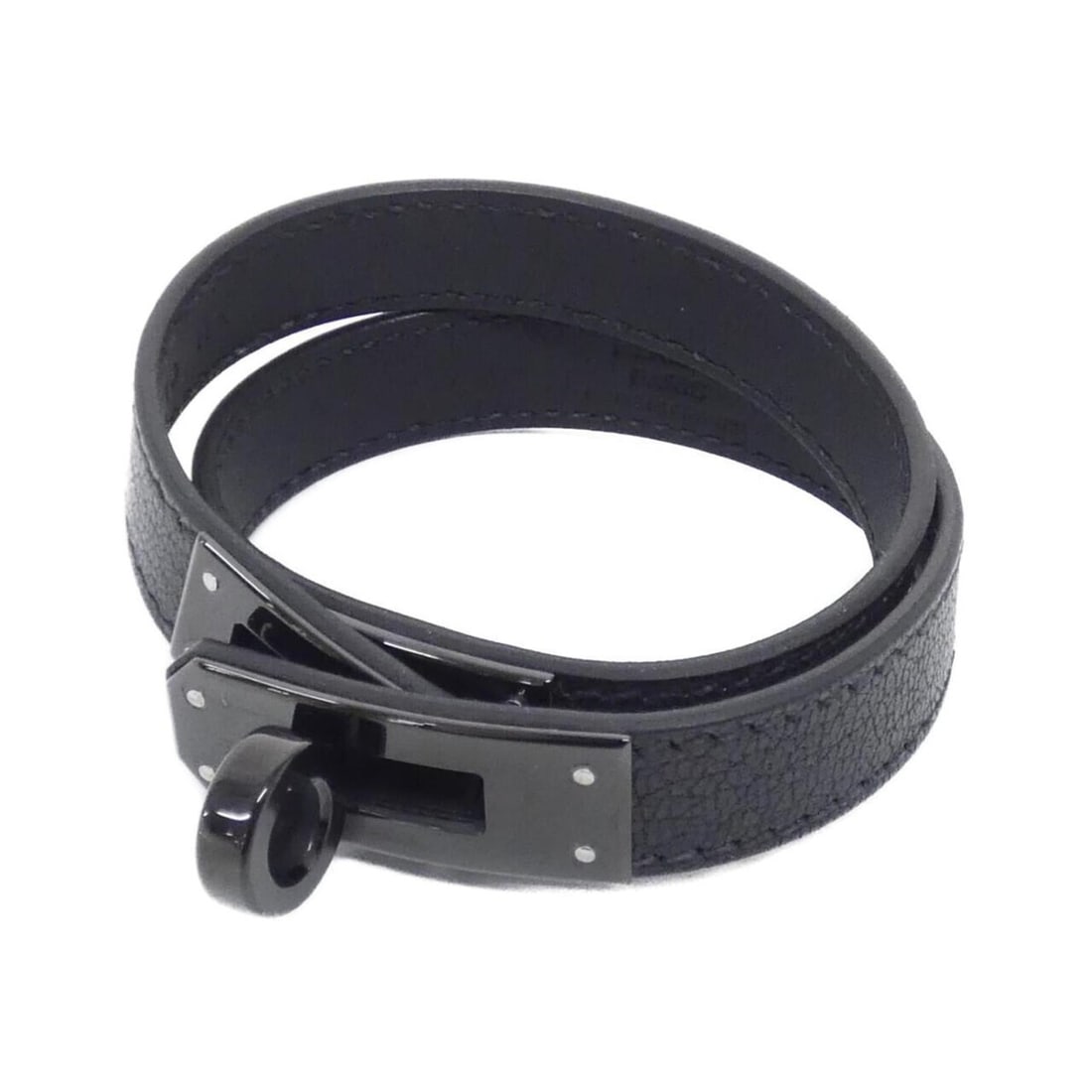 Hermes Kelly Double Tour So Black 010680CH Bracelet: --- Catalog ---Category: SizeLength: 36cm / 14.17''Category: DesignType: Charm braceletColor: BlackGender: WomenCategory: GeneralMPN: 010680CHBrand: Hermes--- Item List ---Section: ConditionRanking: