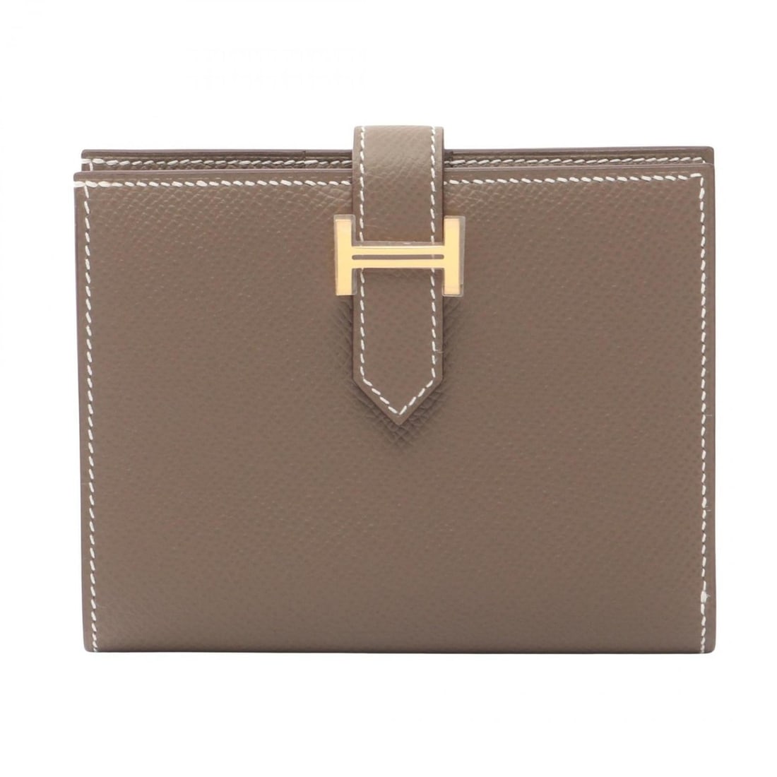 Hermes Bearn Compact Bi-fold Wallet, Leather, Veau Epsom, Women's, Gray: --- Catalog ---Category: SizeSize (HxWxD): 9cm x 12cm x 2cm / 3.54'' x 4.72'' x 0.78''Category: DesignType: Wallet (bi-fold)Color: GrayGender: WomenMaterial: Epsom leather Category: GeneralBrand: Herm