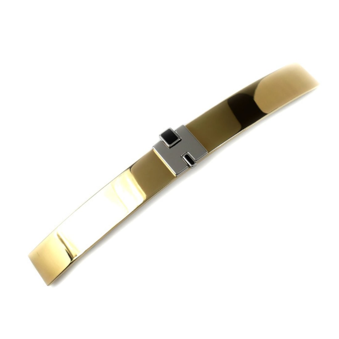 HERMES Hermes GP Eileen Barrette for Women: --- Catalog ---Category: SizeSize (LxW): 1.2cm x 11cm / 0.47'' x 4.33''Category: DesignType: BarretteColor: Gold, SilverGender: WomenMaterial: Gold platingCategory: GeneralBrand: HermesCountry of Orig