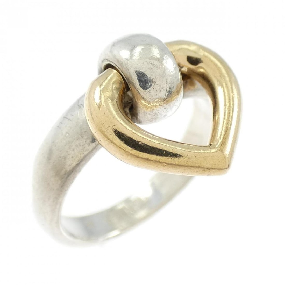 Hermes Heart Hallmark Ring: --- Catalog ---Category: SizeWeight: 5g / 0.17oz.JP Size: 8US Size: 4.5Category: DesignType: Band ringGender: WomenCategory: GeneralBrand: Hermes--- Item List ---Section: ConditionRanking: Rank B