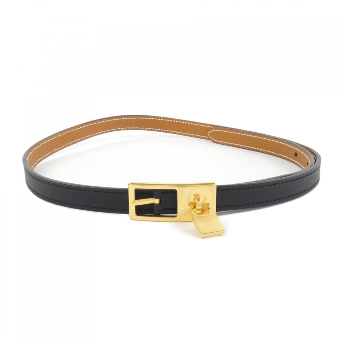 Hermes Lucky 15mm Reversible Belt: --- Catalog ---Category: SizeWidth: 1.5cm / 0.59''Length: 69cm - 76.5cm / 27.16'' - 30.11''Category: DesignType: Standard beltColor: Black, BrownGender: WomenCategory: GeneralBrand: Hermes--- Item