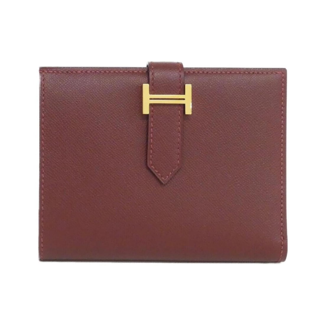 Hermes Bearn Compact 084817CC Wallet: --- Catalog ---Category: SizeSize (HxWxD): 9.5cm x 12cm x 2cm / 3.74'' x 4.72'' x 0.78''Category: DesignType: Wallet (bi-fold)Color: Rouge HGender: Women,MenCategory: GeneralMPN: 084817CCBrand: Hermes