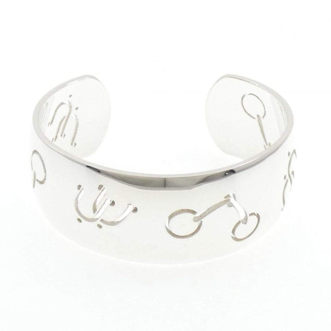 Hermes Hermès Hallmark Bangle: --- Catalog ---Category: SizeLength: 17cm / 6.69''Category: DesignType: BangleGender: WomenCategory: GeneralBrand: Hermes--- Item List ---Section: ConditionRanking: Rank A Used - A few traces of usage