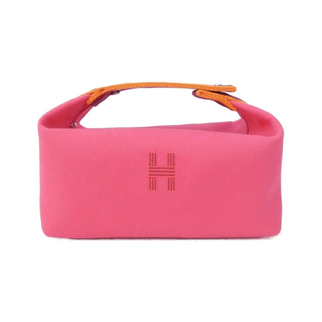 Hermes Bride à Black PM 103222M Handbag Pouch: --- Catalog ---Category: SizeSize (HxWxD): 12cm x 21cm x 12cm / 4.72'' x 8.26'' x 4.72''Category: DesignType: Handbag, PouchColor: PinkGender: WomenMaterial: Canvas Hardware Color: SilverCategory: