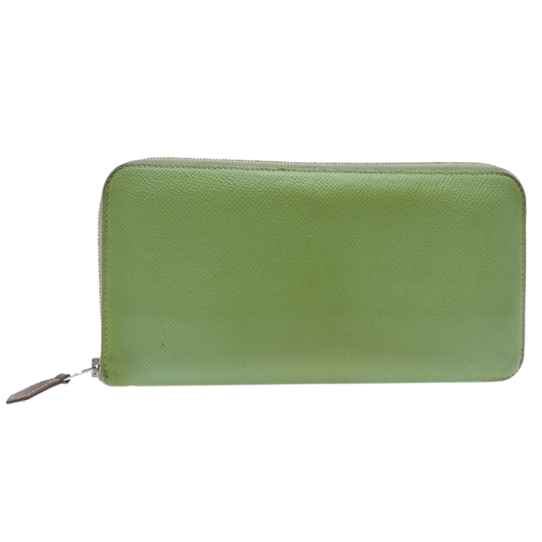 Hermes Hermès Azap Long Silkin Y Stamp, 2020 Women's Wallet, Epsom Leather, Wale Cricket (Green): --- Catalog ---Category: SizeSize (HxWxD): 11cm x 20cm x 2cm / 4.33'' x 7.87'' x 0.78''Category: DesignType: Long wallet (bi-fold)Color: Green, Pink, Rose confettiGender: WomenMaterial: Epsom leather