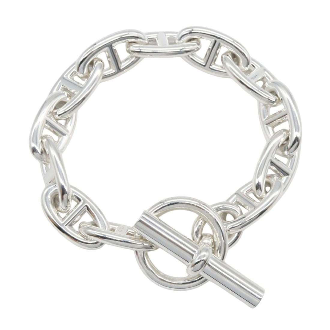 Hermes Hermès Chaine d'Ancre GM Bracelet, 925 Sterling Silver, Women's: --- Catalog ---Category: SizeLength: 16cm / 6.29''Category: DesignType: Charm braceletColor: SilverGender: WomenMaterial: Silver 925Category: GeneralBrand: Hermes--- Item List ---Section: