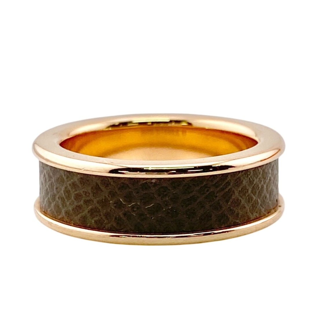 HERMES Athena Simple Stud Ring, Gray - 3