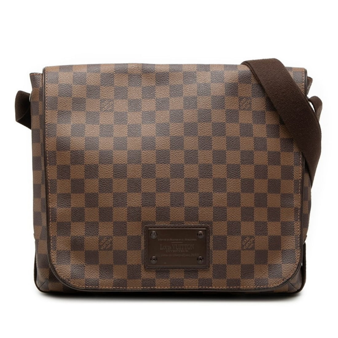 Louis Vuitton Damier Brooklyn MM Crossbody Shoulder Bag N51211 Brown Leather Women's LOUIS VUITTON: --- Catalog ---Category: SizeSize (HxWxD): 27cm x 31cm x 8cm / 10.62'' x 12.2'' x 3.14''Category: DesignType: Shoulder bagColor: BrownGender: WomenMaterial: PVC , Leather Category: GeneralMPN: N51211B
