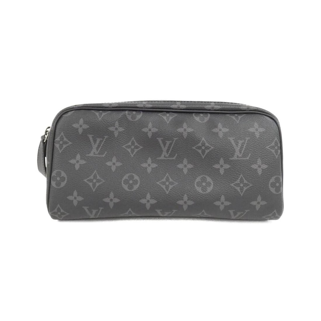 Louis Vuitton Monogram Eclipse Dopp Kit M46354 Handbag Pouch: --- Catalog ---Category: SizeSize (HxWxD): 15cm x 28cm x 16cm / 5.9'' x 11.02'' x 6.29''Category: DesignType: Handbag, PouchColor: BlackGender: MenMaterial: Coated canvas Hardware Color: SilverCategor